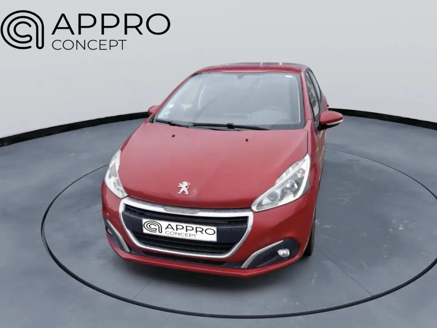 Peugeot 208 1.2i PureTech 12V - 82  BERLINE Active PHASE 2 Rouge - 1