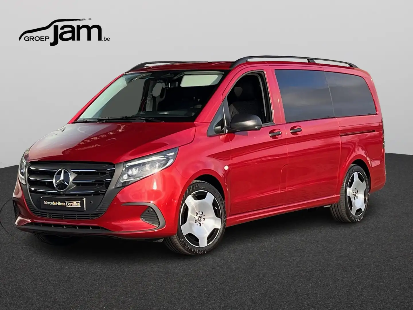 Mercedes-Benz Vito Mixto 124 CDI L2 AIRMATIC, 360°-camera Rouge - 1