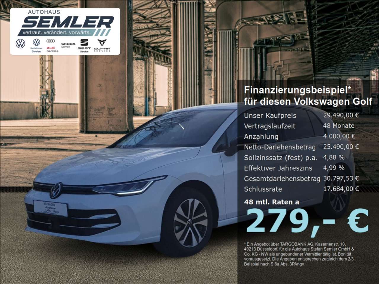Volkswagen Golf — Volkswagen Golf VIII 1.5 eTSI DSG Energy ACC R-KAM NAVI SHZ