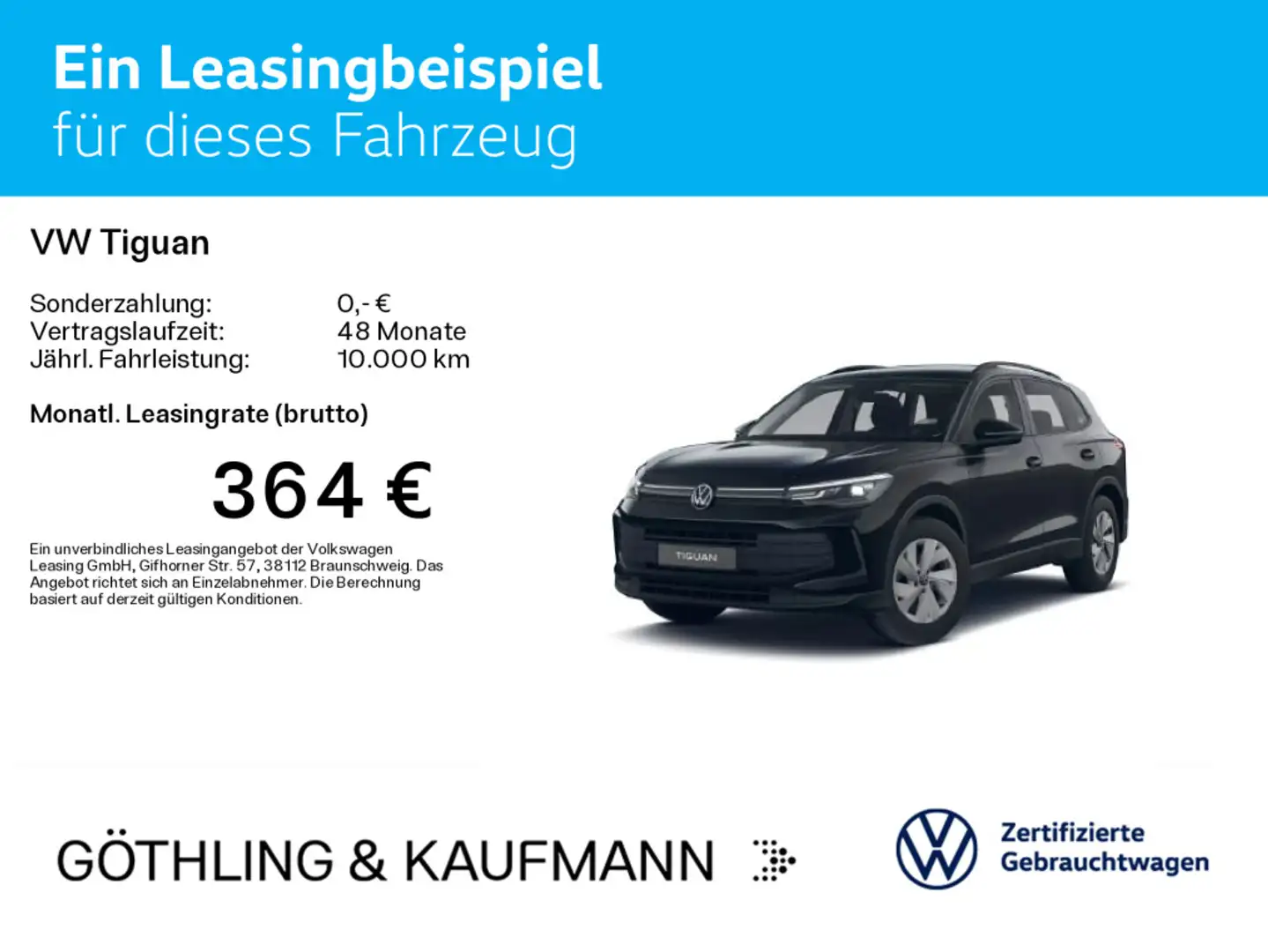 Volkswagen Tiguan 1.5 eTSI DSG*NAVI*AHK*KAM*SHZ*LED*ASG*All Schwarz - 2