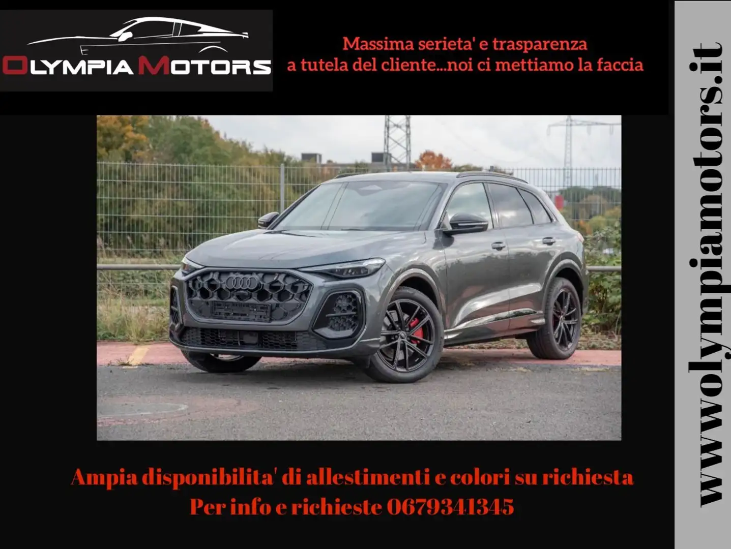 Audi Q5 2.0 TDI S LINE TETTO B&O KAMERA 360 MATRIX 20 Grigio - 1