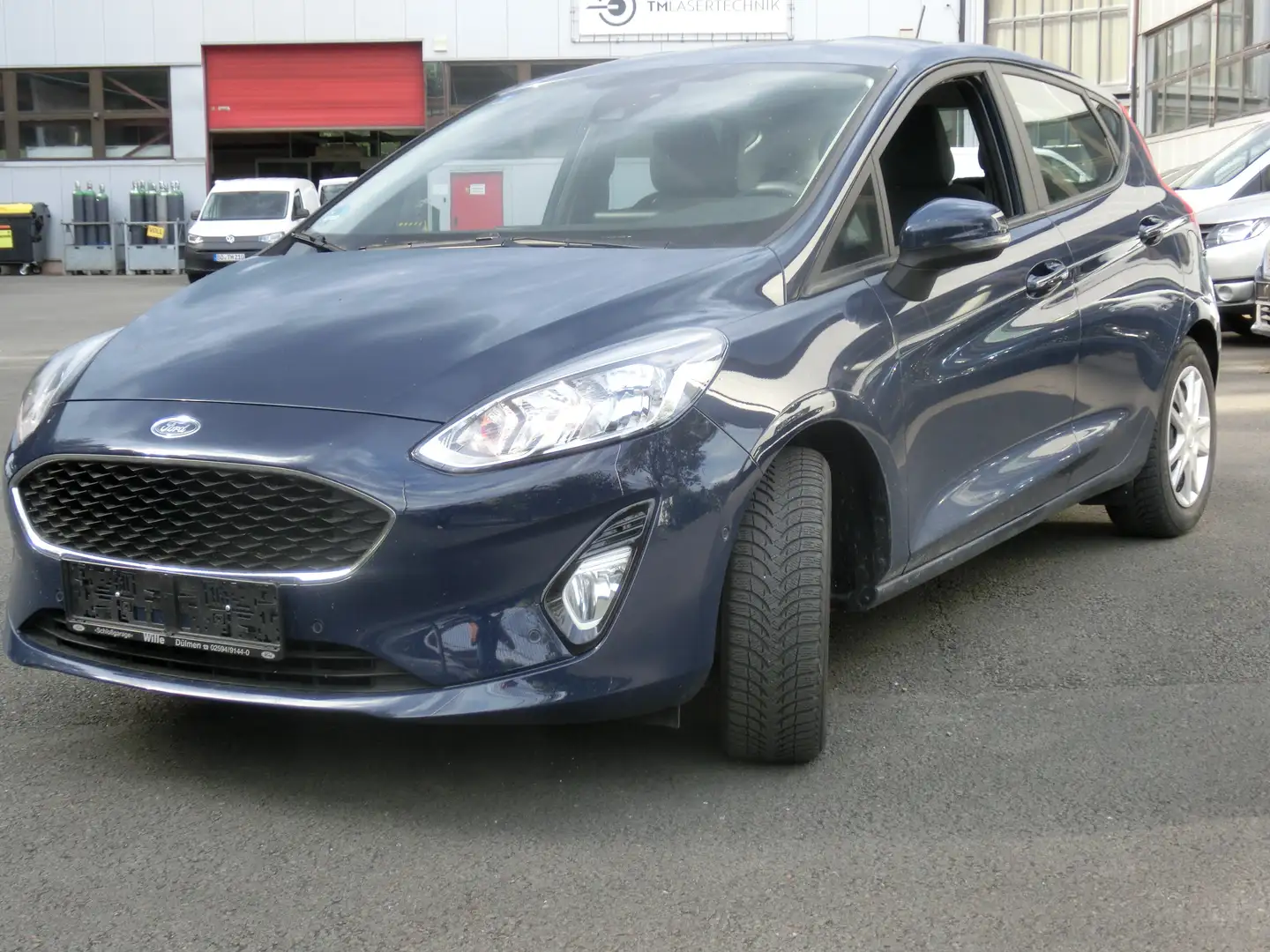 Ford Fiesta 1,5 TDCi Eu6 Cool&Connect/Navi,SHZ,Klima,PDC,5trg Blauw - 2