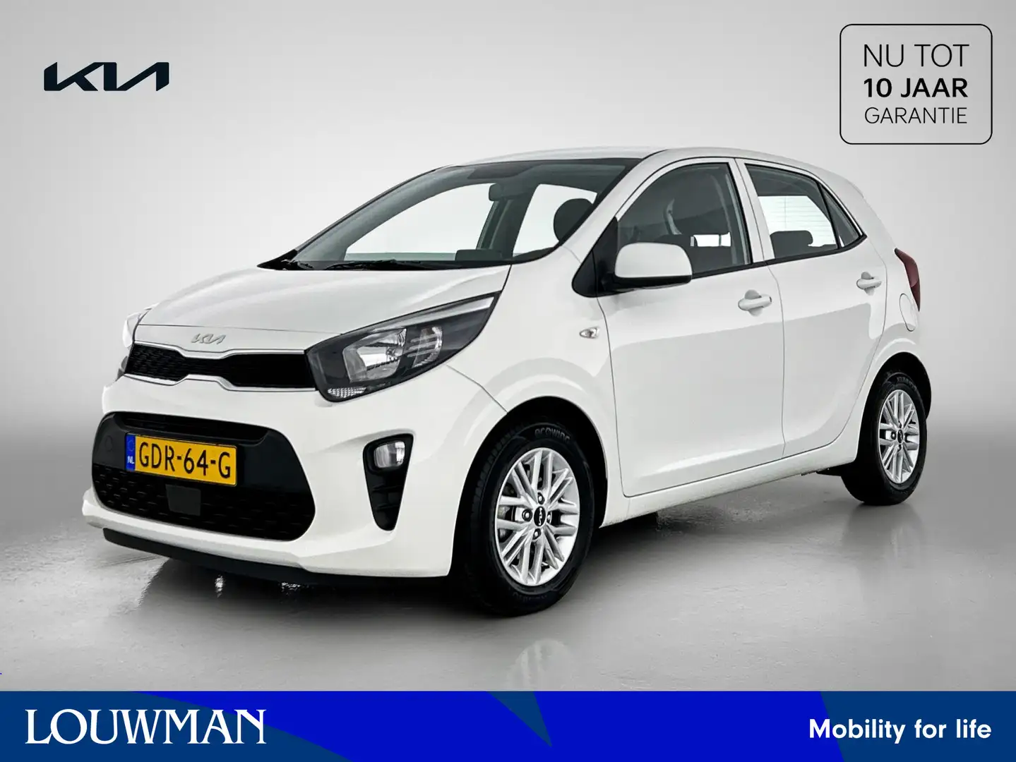 Kia Picanto 1.0 DPi DynamicLine | Apple CarPlay | Airco | Lich Wit - 1