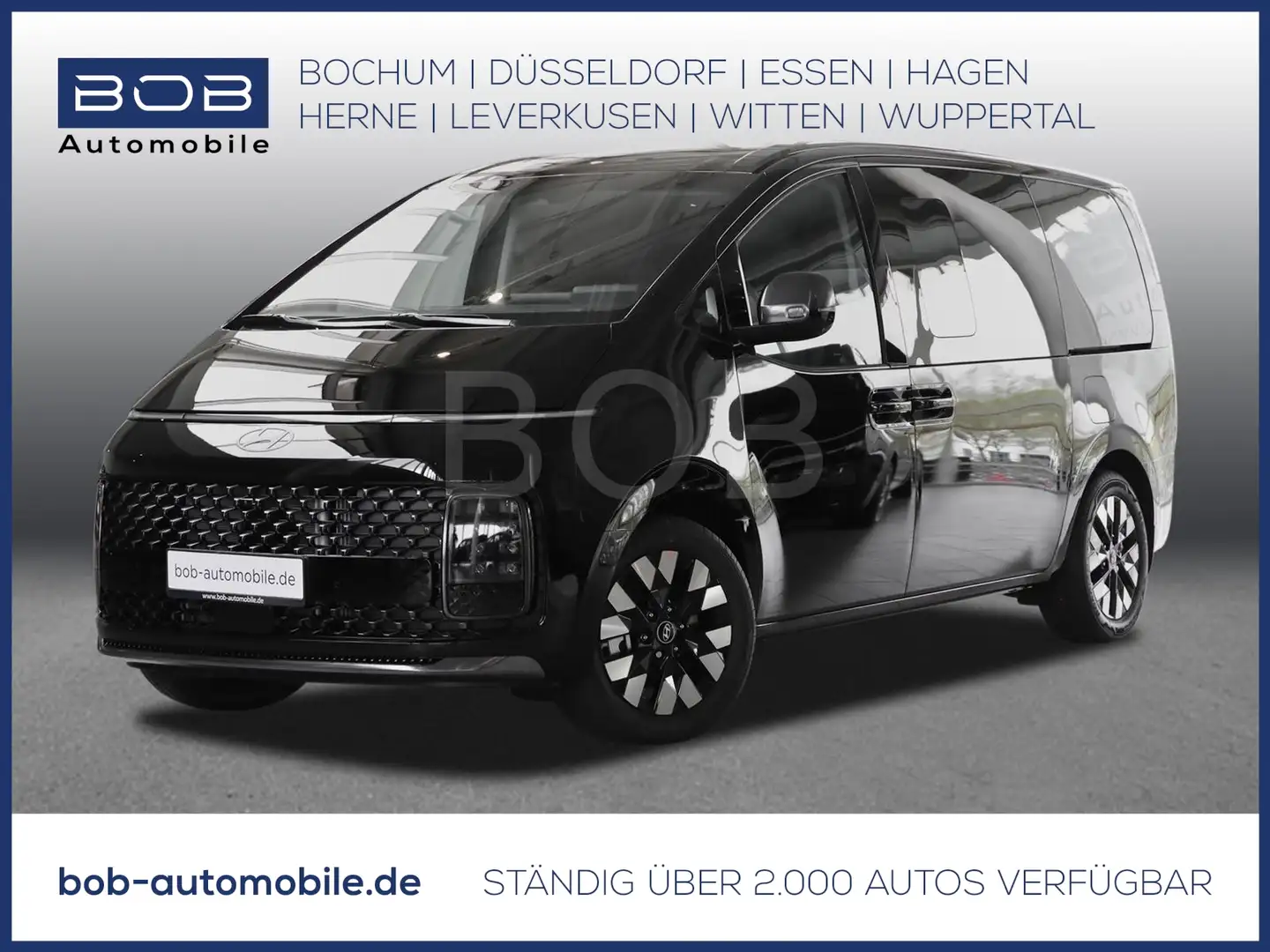Hyundai STARIA 7-Sitzer HEV 1.6 T-GDI SIGNATURE PanoDach Czarny - 1