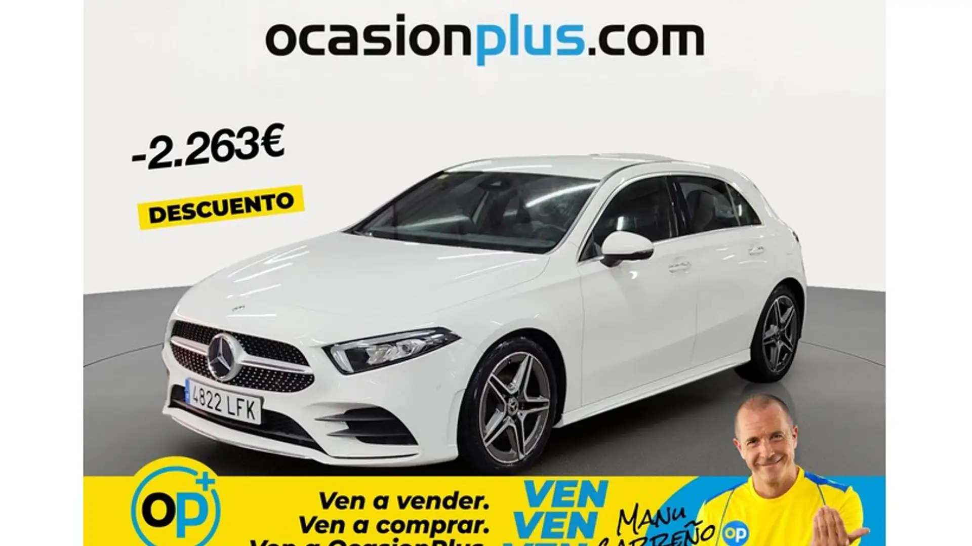 Mercedes-Benz A 180 180d 7G-DCT Blanco - 1