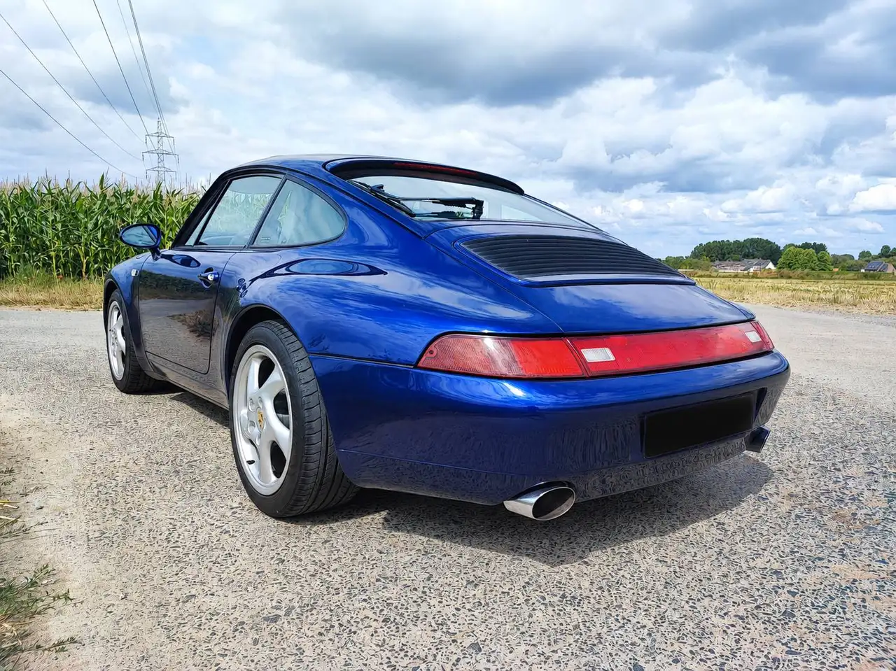Porsche 993 Carrera 2 - Schuifdak - Rafleder- Airco - Complete Historiek - Motorrevisie, foto 3