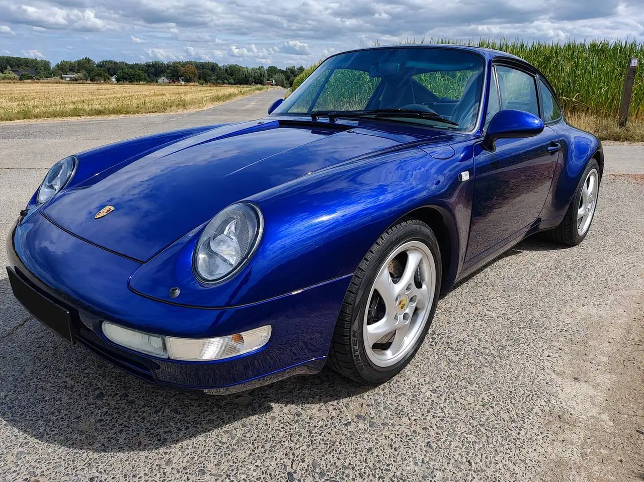 Porsche 993 Carrera 2 - Schuifdak - Rafleder- Airco - Complete Historiek - Motorrevisie, foto 2