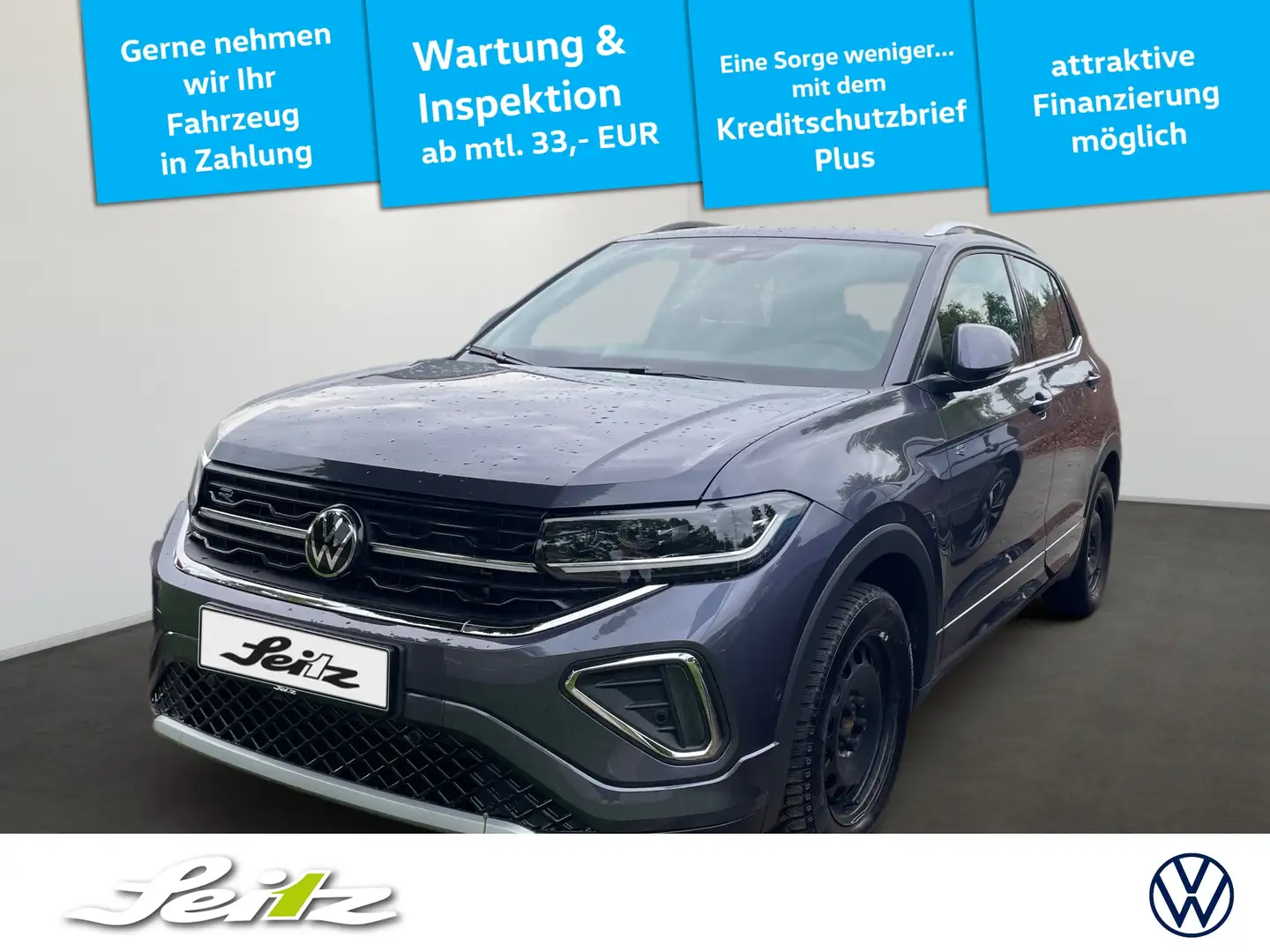 Volkswagen T-Cross 1.5 TSI DSG R-Line *MATRIX*KAMERA*NAVI* Grau - 1