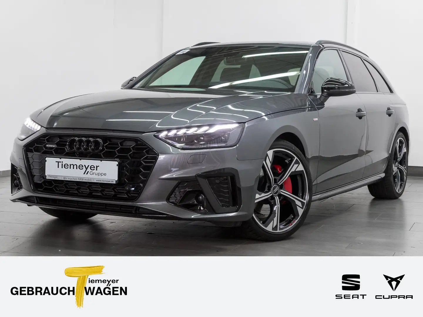 Audi A4 40 TFSI Q 2x S LINE LM19 KAMERA NAVI+ V Grau - 1
