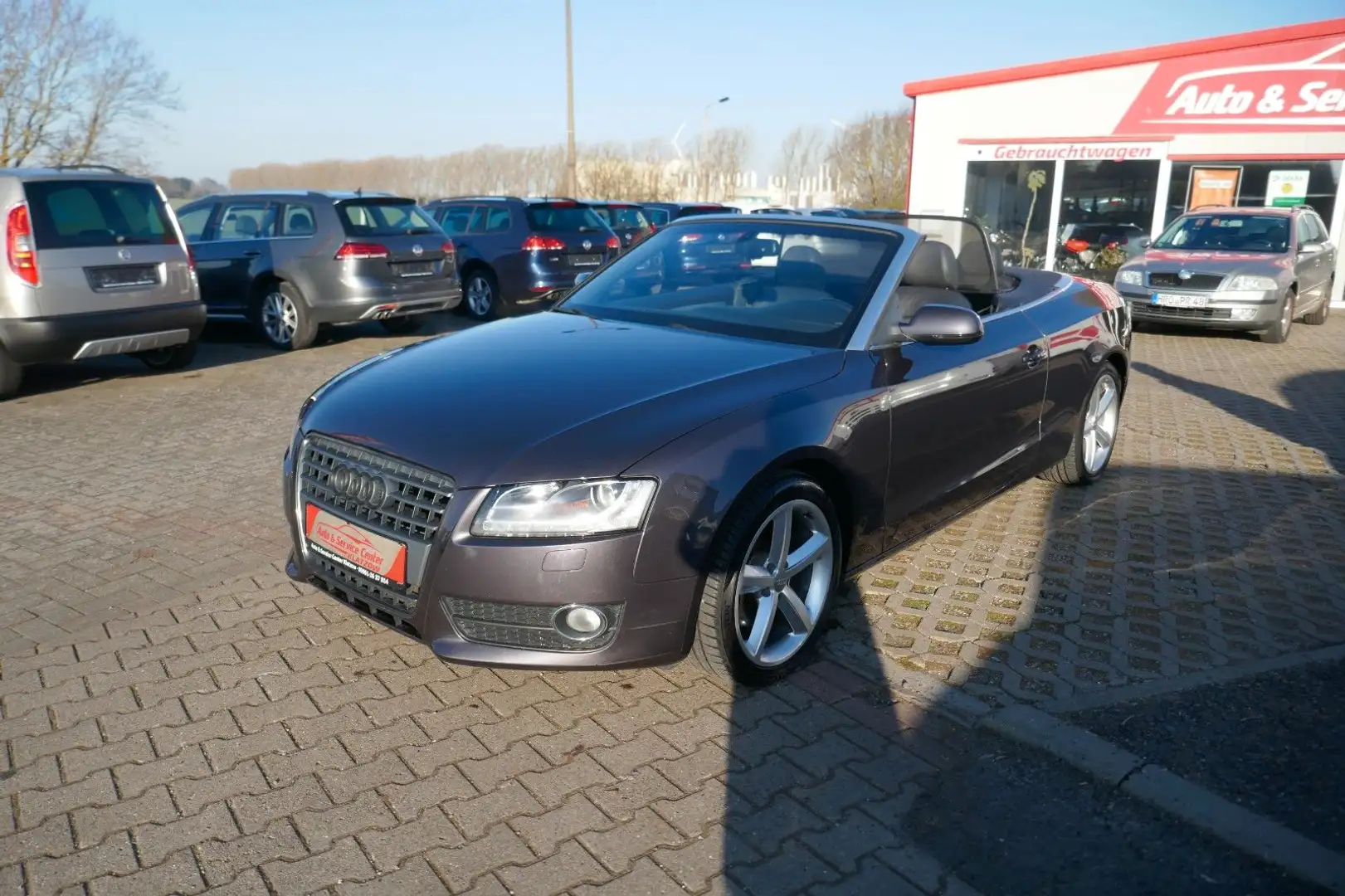 Audi A5 2.0 TFSI Cabriolet S line Windschott Grau - 1