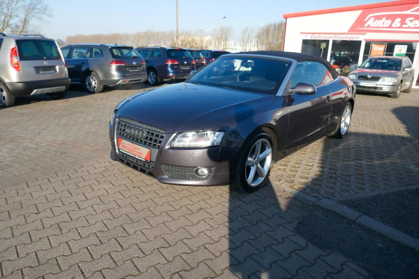 Audi A5 2.0 TFSI Cabriolet S line Windschott Grau - 2