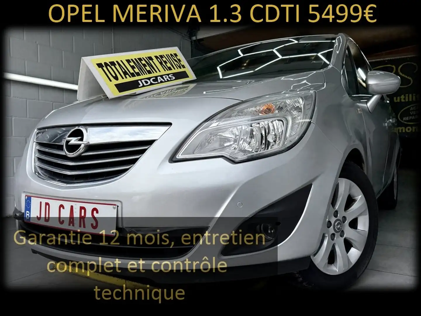 Opel Meriva 1.3 CDTi 79MKM ‼️GARANTIE 1 AN CTOK‼️ Gris - 1