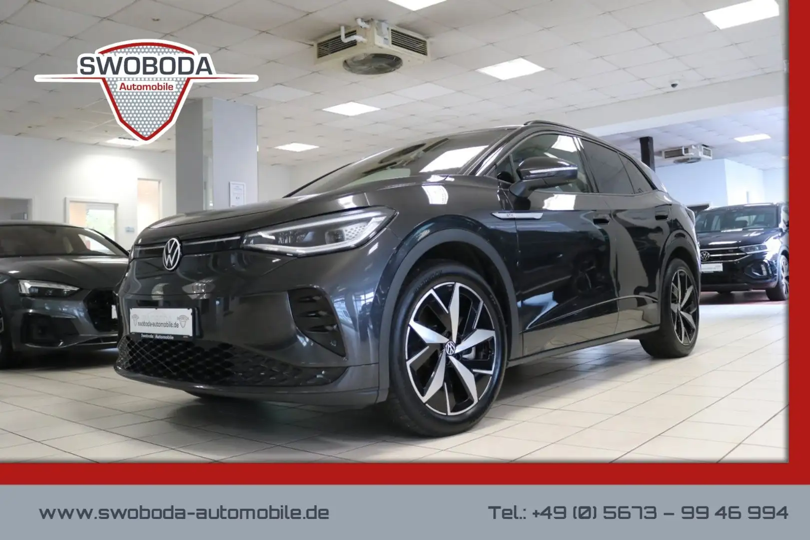 Volkswagen ID.4 GTX 4M WP DCC AHK Pano Matrix HUD 360° Gris - 1