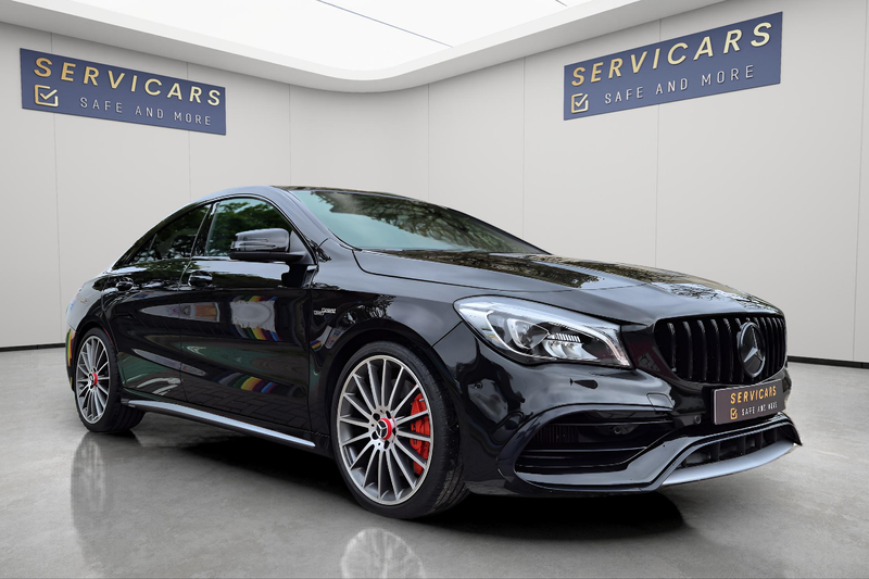 Mercedes-Benz CLA 45 AMG @ SERVICARS LASNE - Mercedes CLA 45 AMG 4-Matic — photo 4