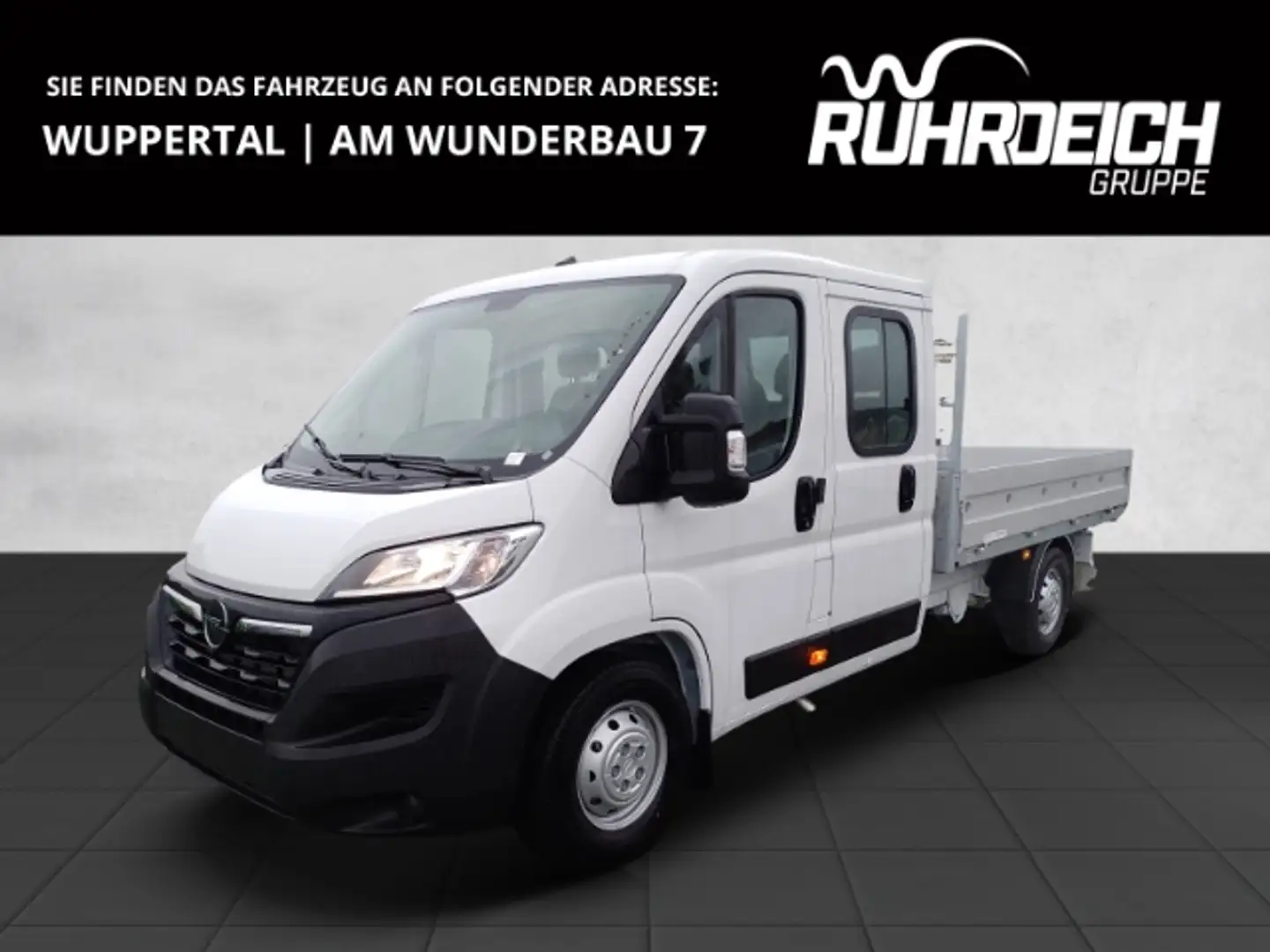 Opel Movano DoKa Pritsche 3,5t L3 165PS Diesel Rückfahr Blanc - 1