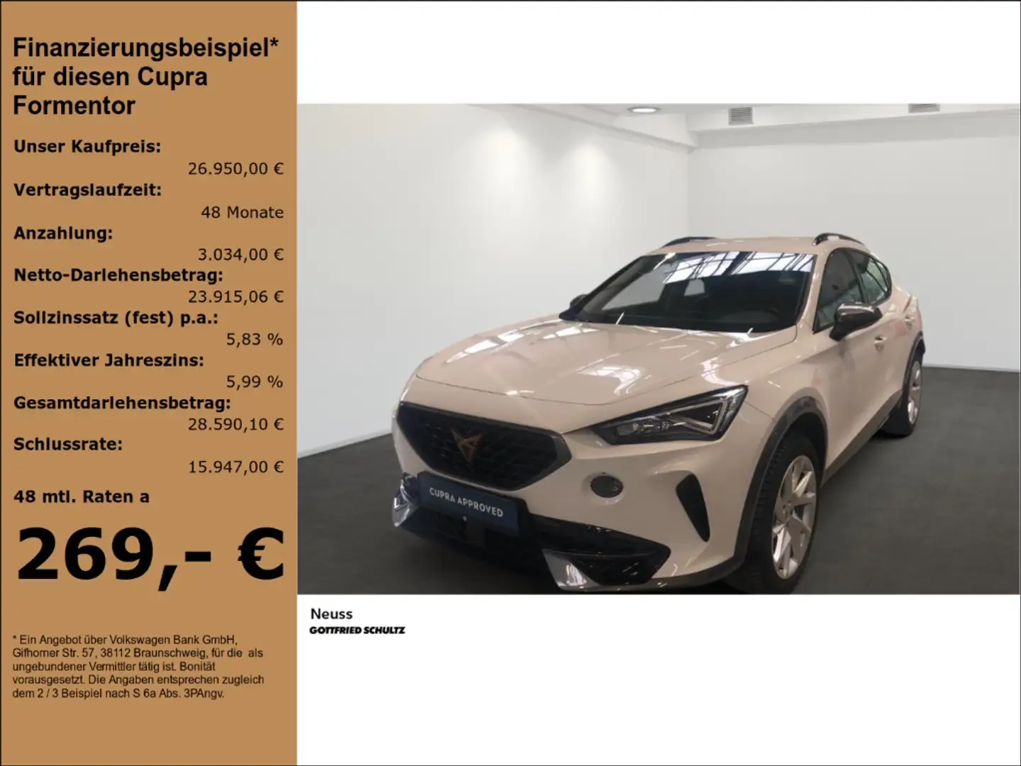 CUPRA Formentor TSI DSG SITZHEIZUNG LED EINPARKHILFE APP Weiß - 1