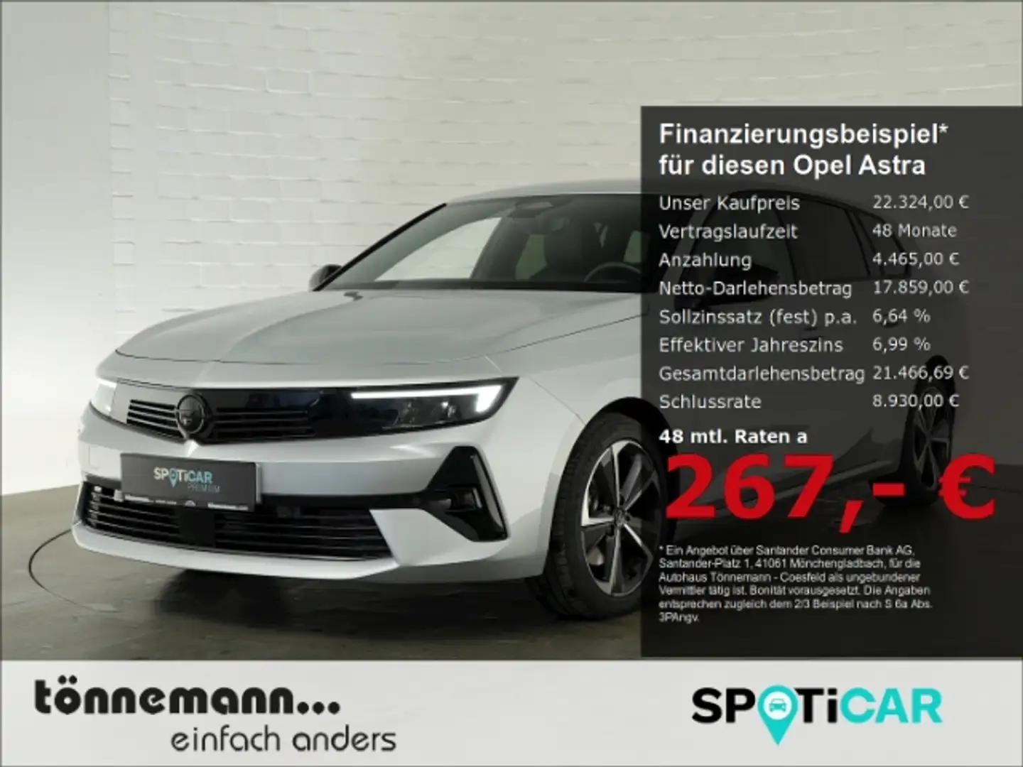 Opel Astra L ST GS AT+360 GRAD KAMERA+SITZ-/LENKRADHEIZUNG+AG Argent - 1
