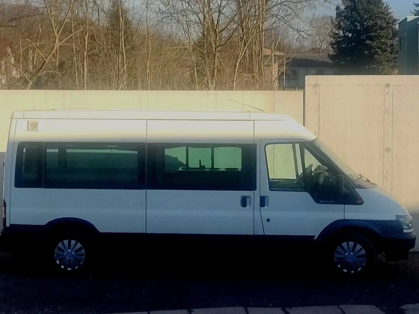 Ford Transit Bus Blanc - 2
