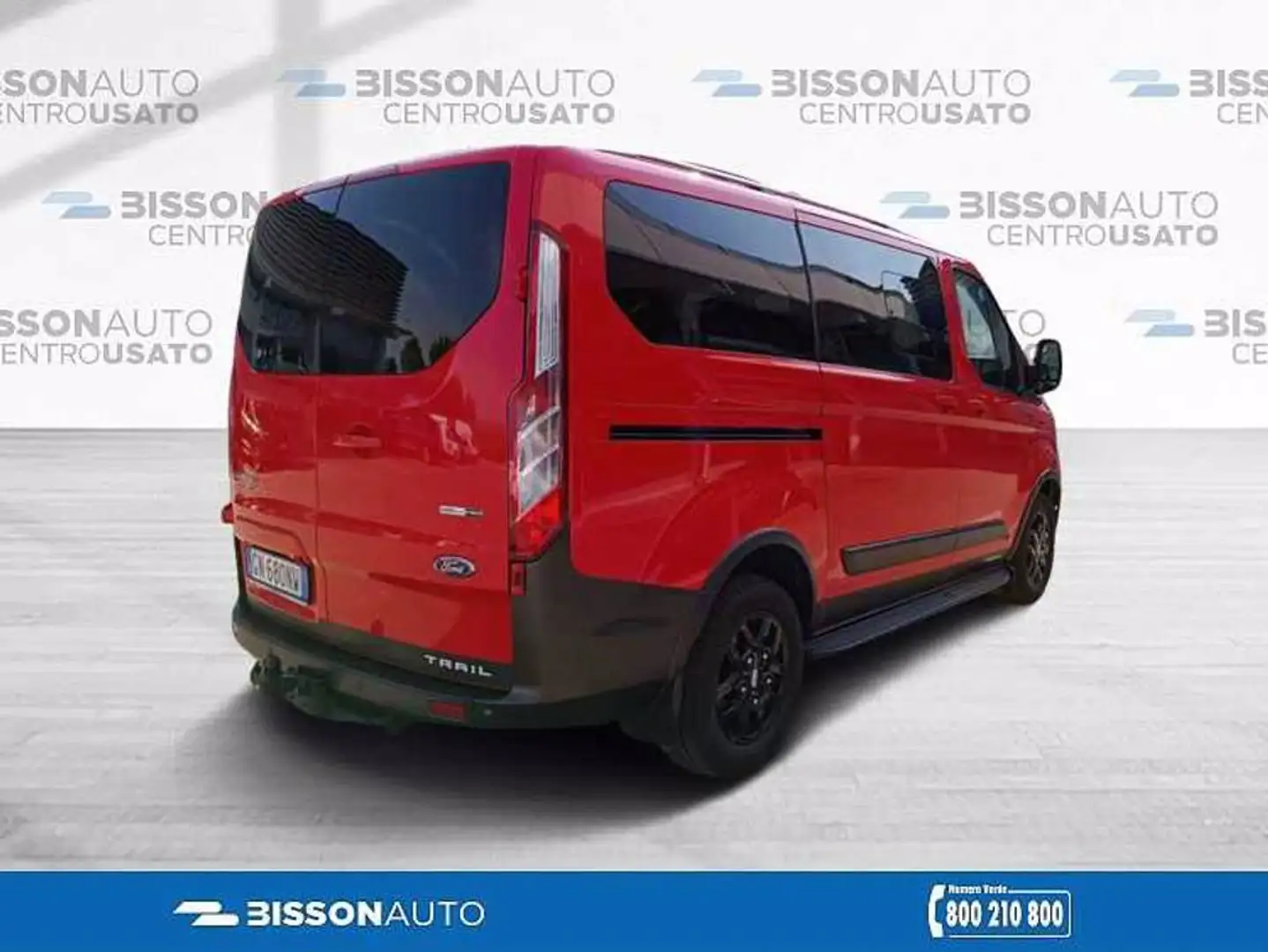 Ford Tourneo Custom 320 2.0 EcoBlue 150CV MHEV PC Active Rood - 2