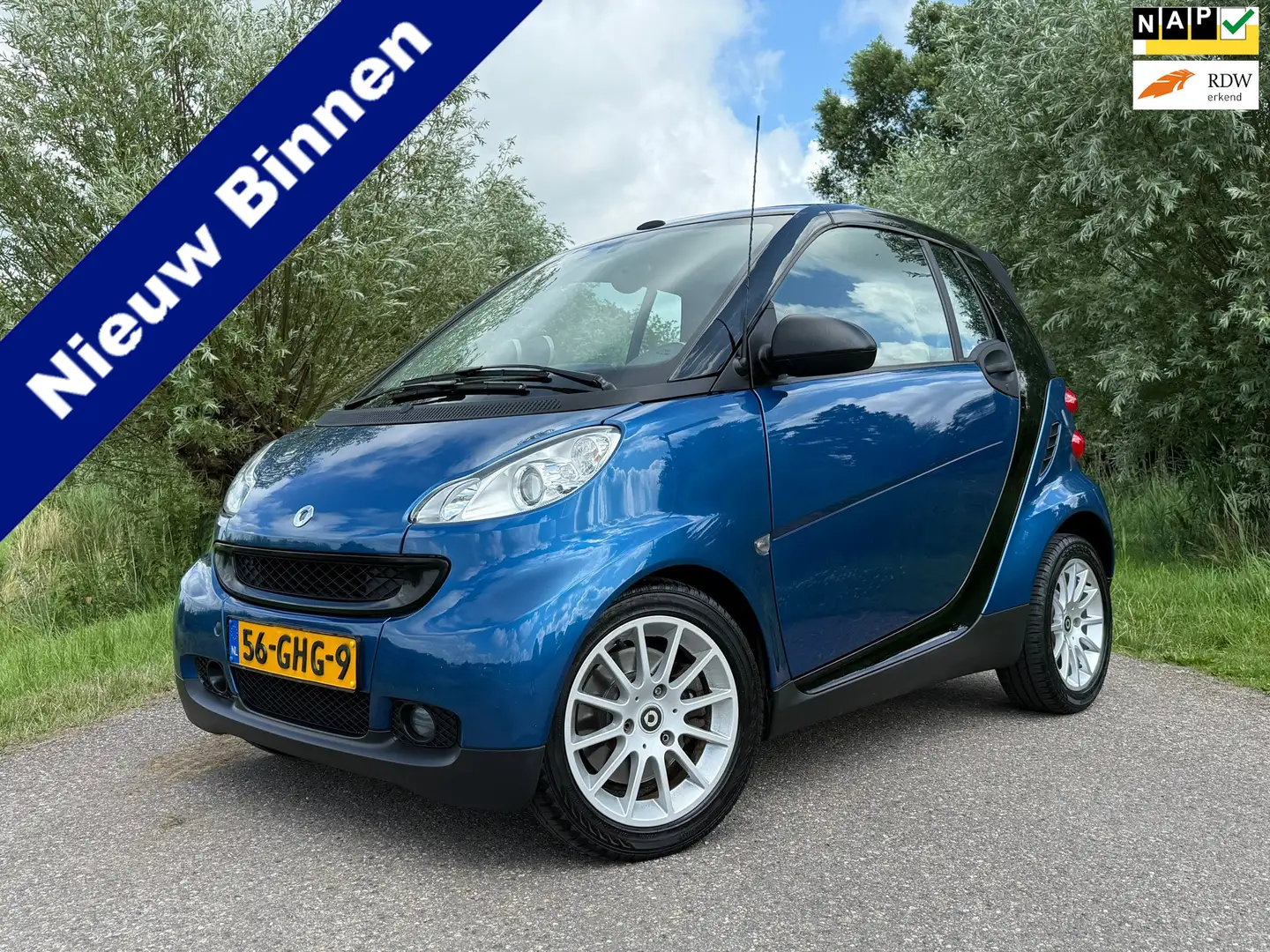 smart forTwo cabrio 1.0 mhd Passion Automaat | 2e Eigenaar | Ai Zwart - 1