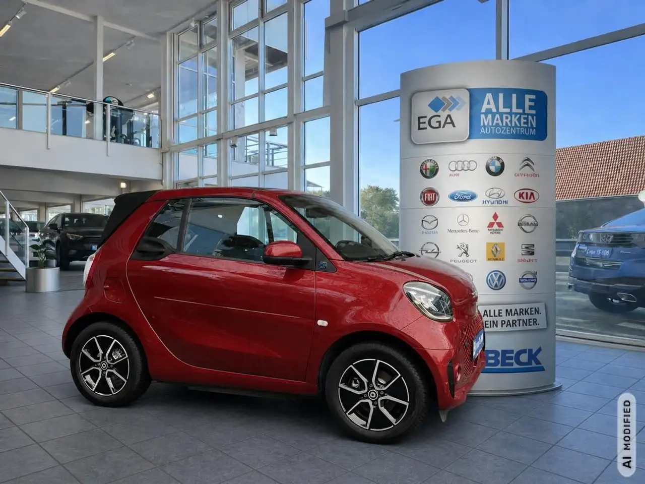 smart forTwo EQ cabrio*EXCLUSIVE*22kW*CAM*MEDIA*ALLW*L — photo 1 of 13