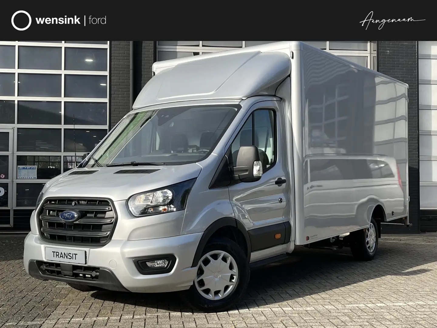 Ford Transit 350 170pk L4H1 Skeletal Bakwagen! Airco / Cruise c Zilver - 1