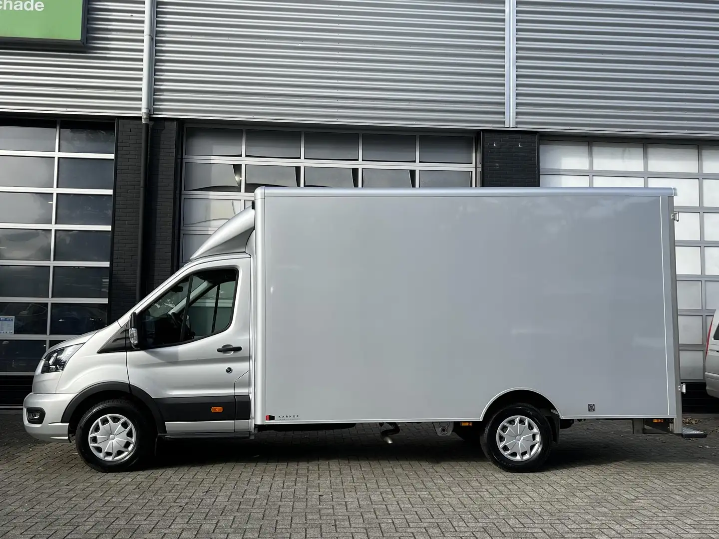 Ford Transit 350 170pk L4H1 Skeletal Bakwagen! Airco / Cruise c Zilver - 2
