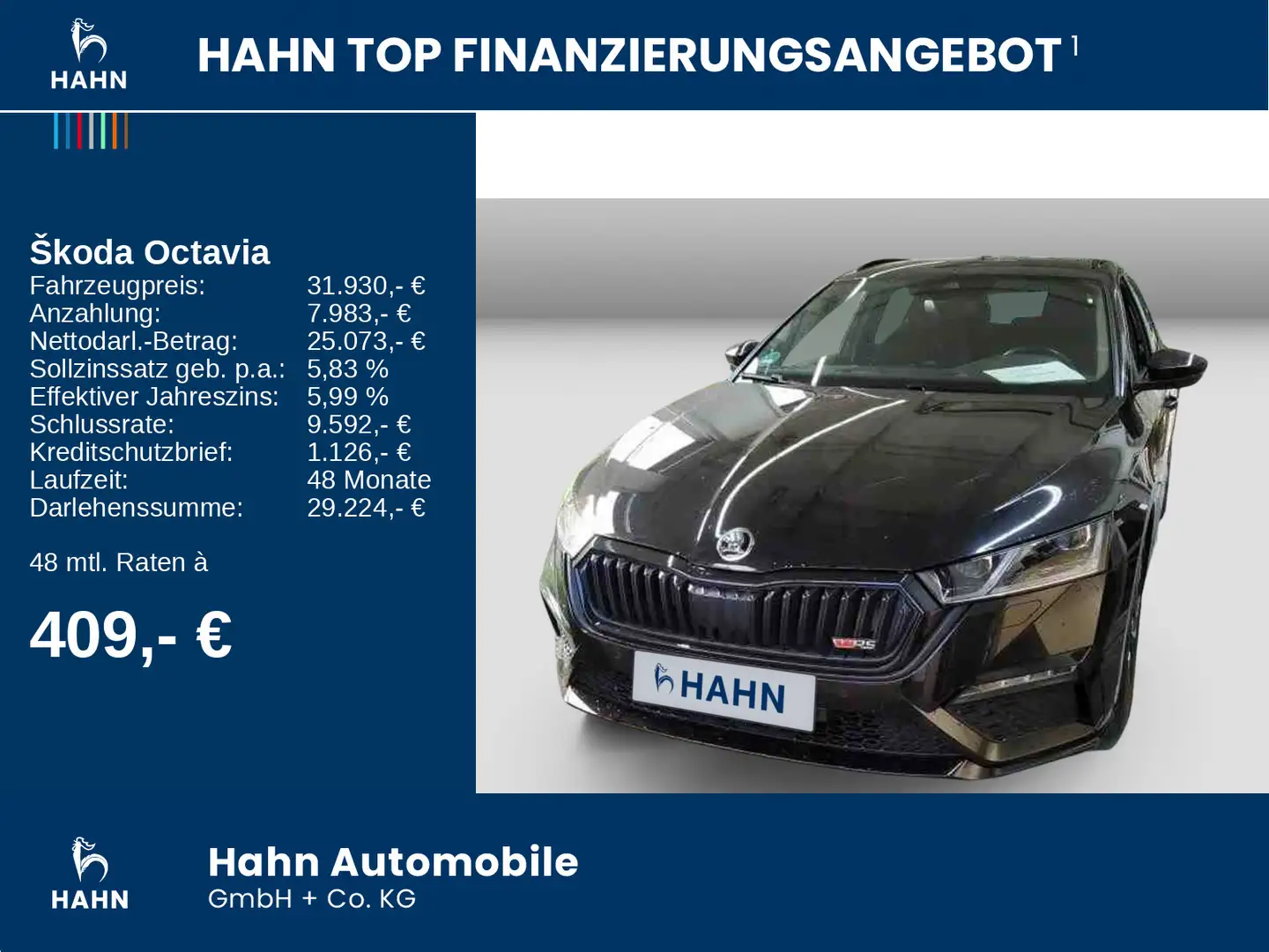 Skoda Octavia Combi 1.4TSI iV DSG RS Matrix APP Sitzh Schwarz - 2