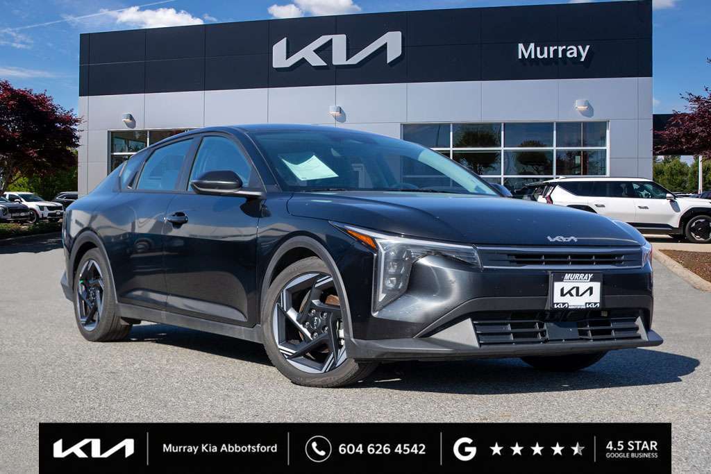 Aurora Black 2025 Kia K4 Sedan Front-Wheel Drive Automatic