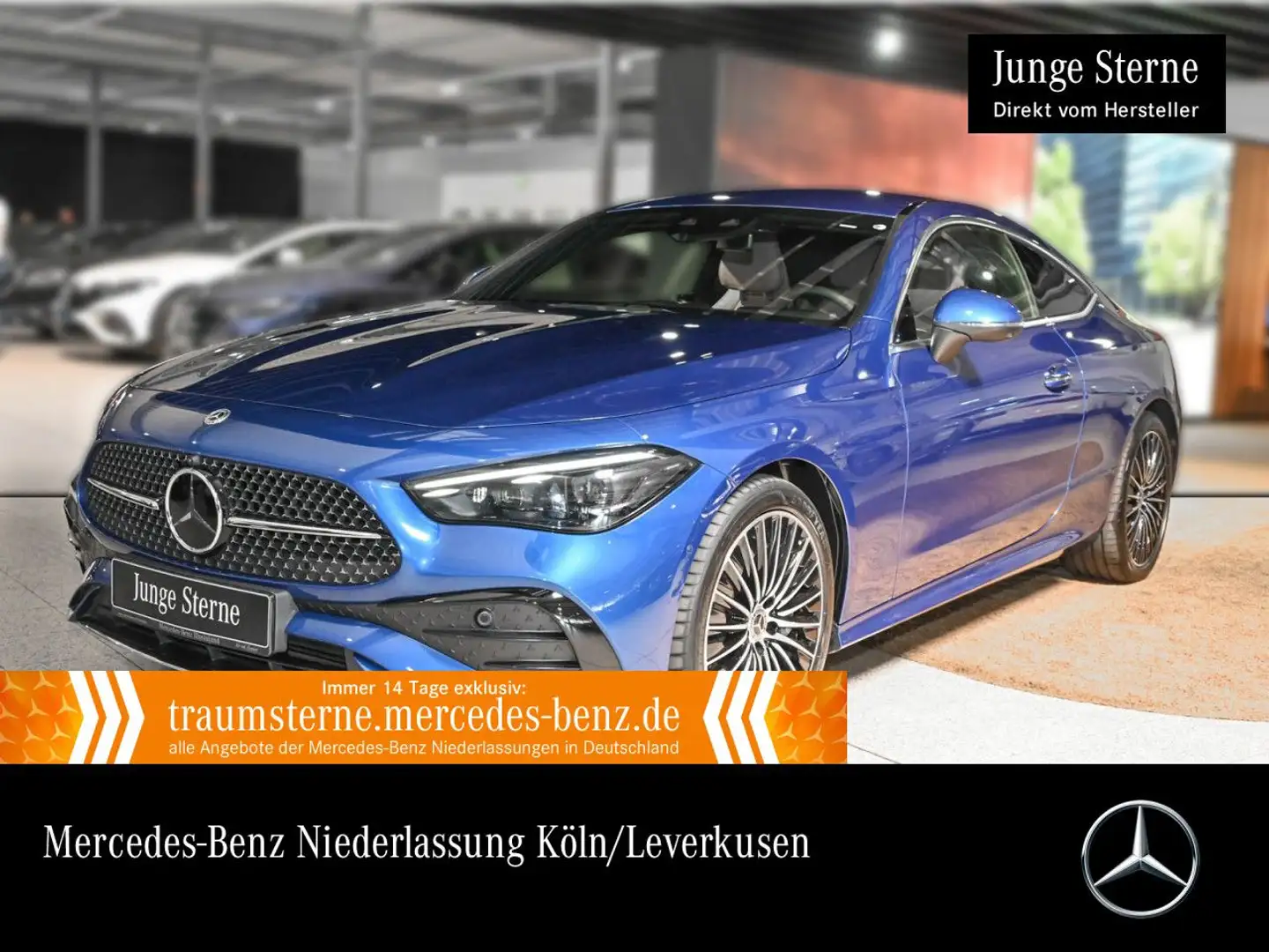 Mercedes-Benz CLE 450 4M AMG+AHK+BURMESTER+KEYLESS+9G Blau - 1
