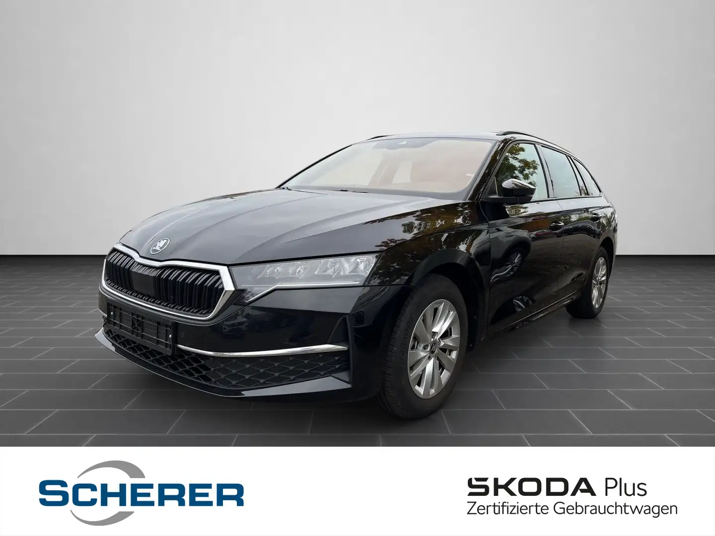 Skoda Octavia Combi 1.5 eTSI DSG Selection ACC+LED+Kam Schwarz - 1