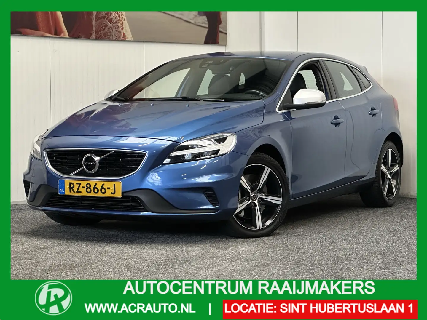 Volvo V40 2.0 T4 R-DESIGN 191 PK SPORT AUTOMAAT STOELVERWARM Bleu - 1