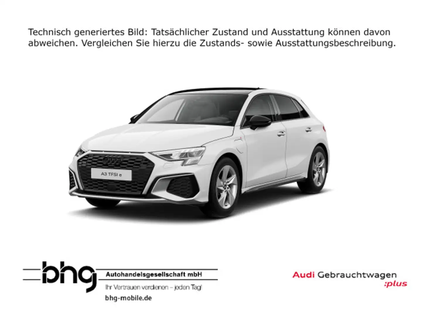 Audi A3 40 TFSIe Sportback S tronic S line *Pano*LED* Weiß - 1