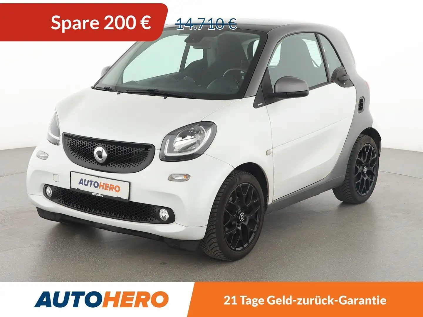 smart forTwo 1.0 Basis passion Aut.*NAVI*TEMPO*CAM* Weiß - 1