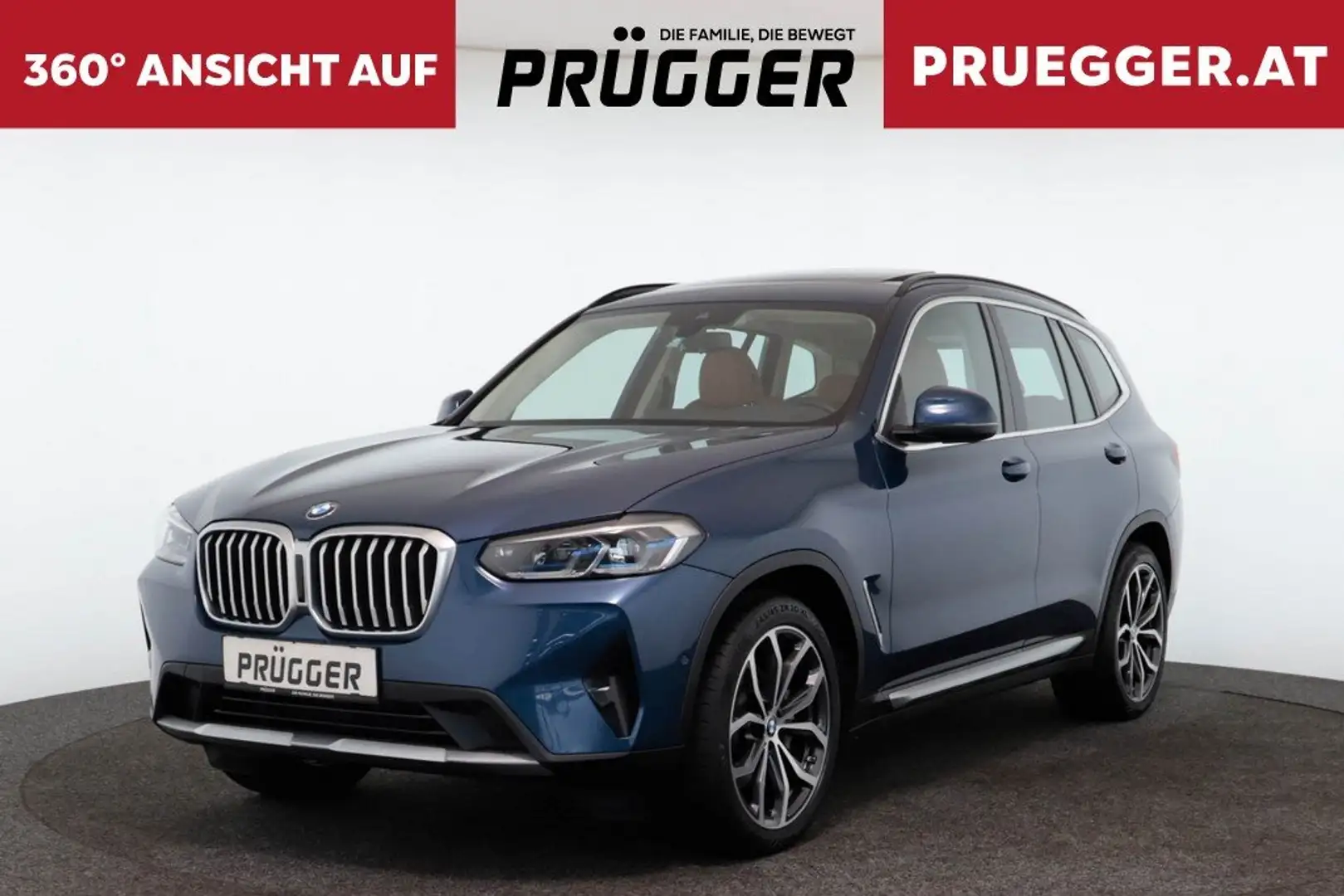 BMW X3 xDrive30d LASER NAVI LEDER VIRTUAL PANO AHV 20ZOLL Blau - 1