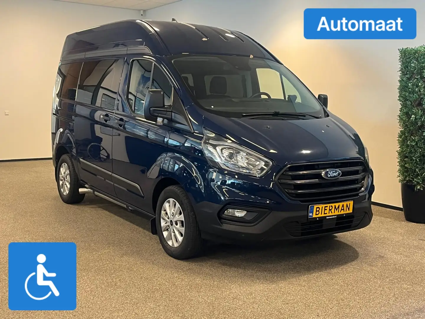 Ford Transit Custom L1H2 Rolstoelbus Automaat Bleu - 1