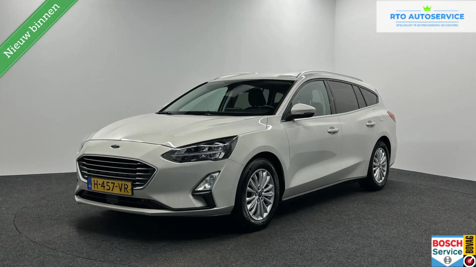 Ford Focus Wagon 1.0 EcoBoost Titanium Business CRUISE LM CAR Bianco - 1