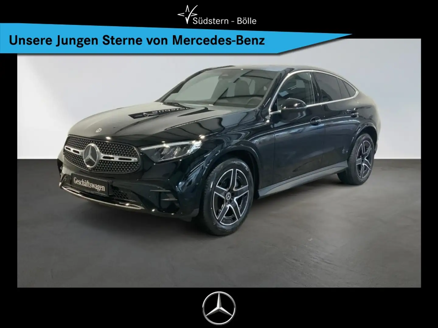 Mercedes-Benz GLC 220 d 4M Coupe +AMG+SHZ+NAVI+AMBIENTE+KAMERA Schwarz - 1