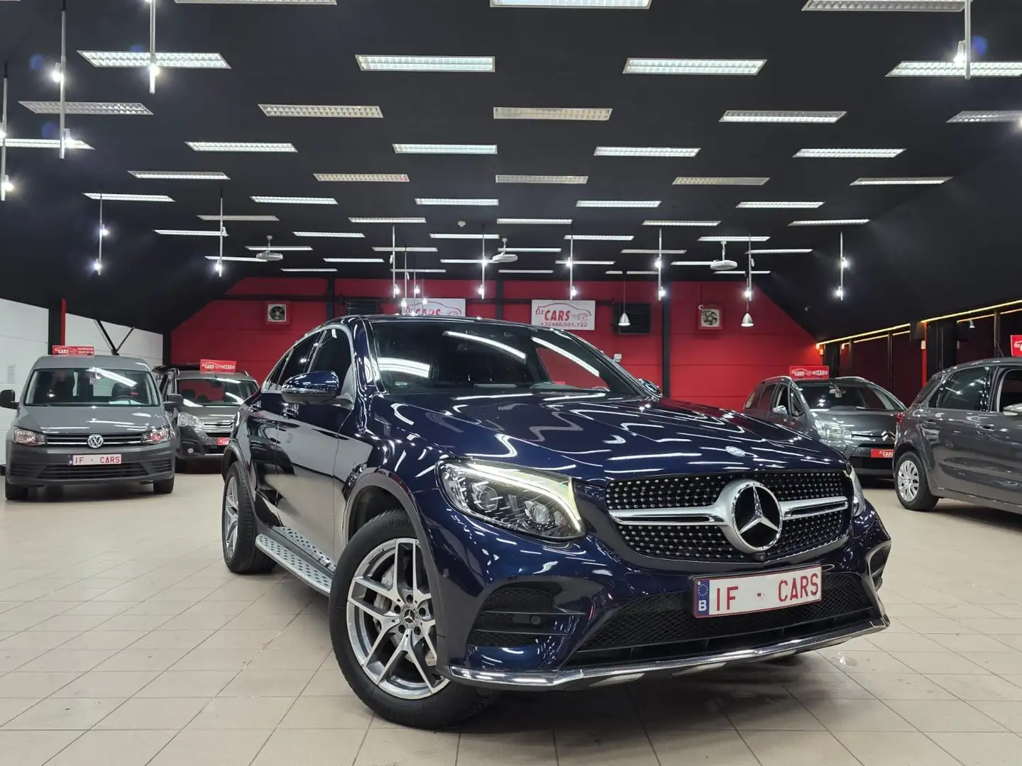 Mercedes-Benz GLC 250 GLC 250 d Coupe 4Matic 9G-TRONIC AMG PACK**FULL** Bleu - 1