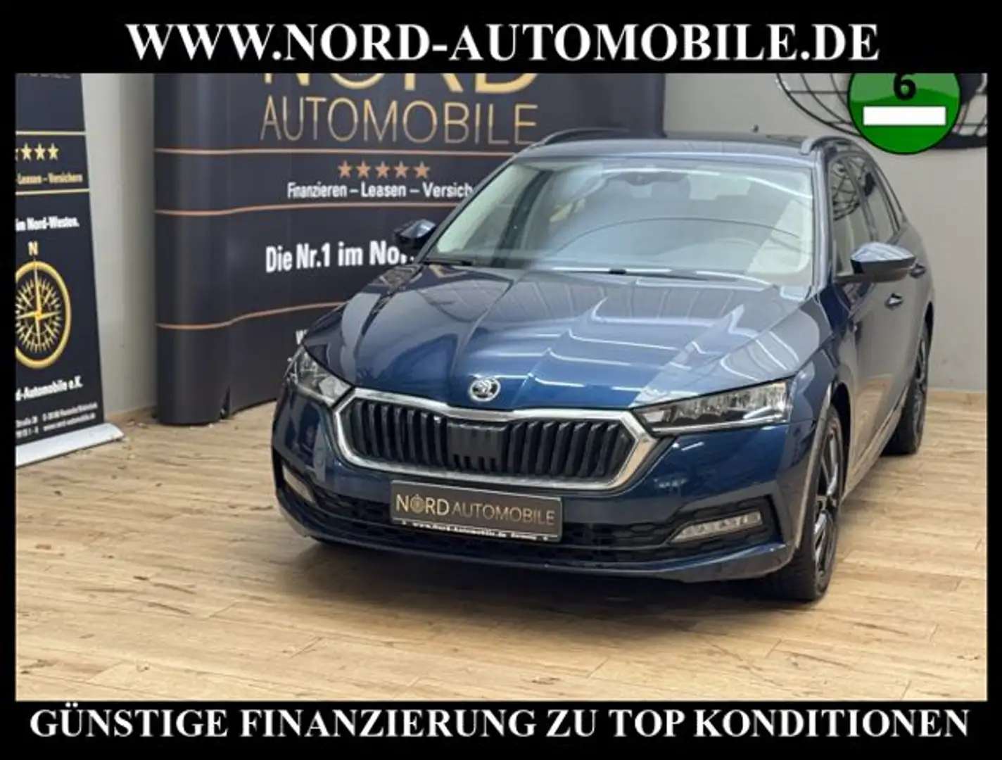 Skoda Octavia iV Combi Ambition 1.4 TSI DSG PDC/LED/ Ambition Blauw - 1