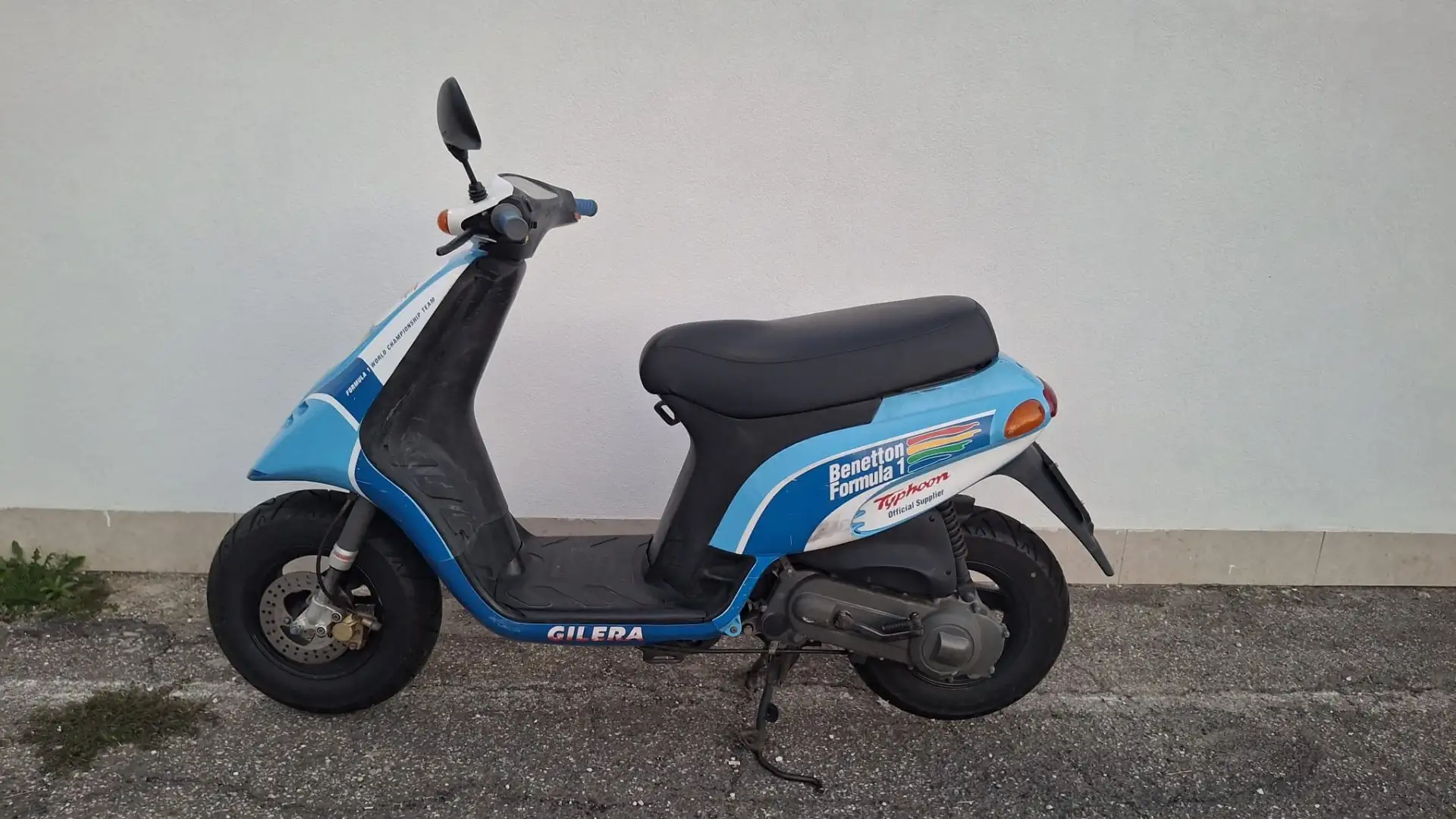 Gilera typhoon benetton Bleu - 2