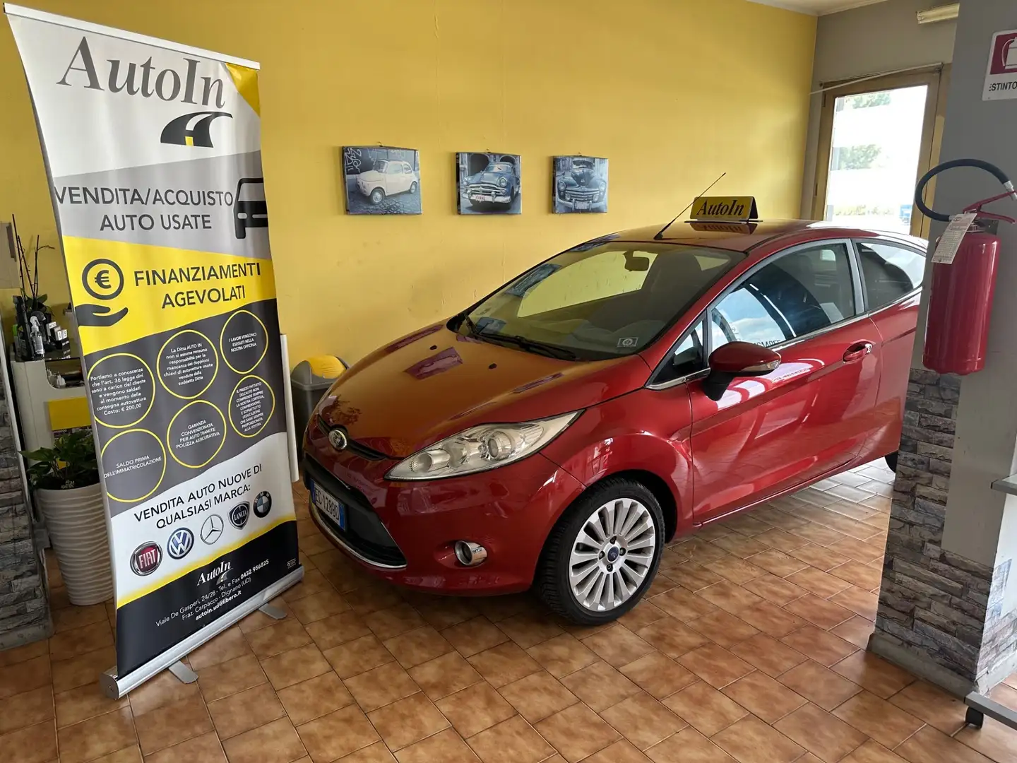 Ford Fiesta 1.4 3 porte Bz.- GPL Titanium Orange - 1