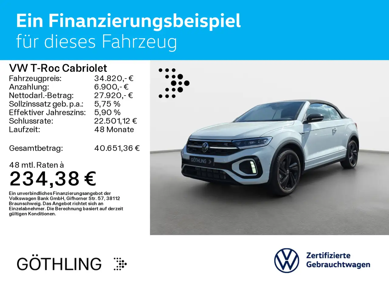 Volkswagen T-Roc R-Line black AHK*Matrix*Kam*keyl, миниатюра 2