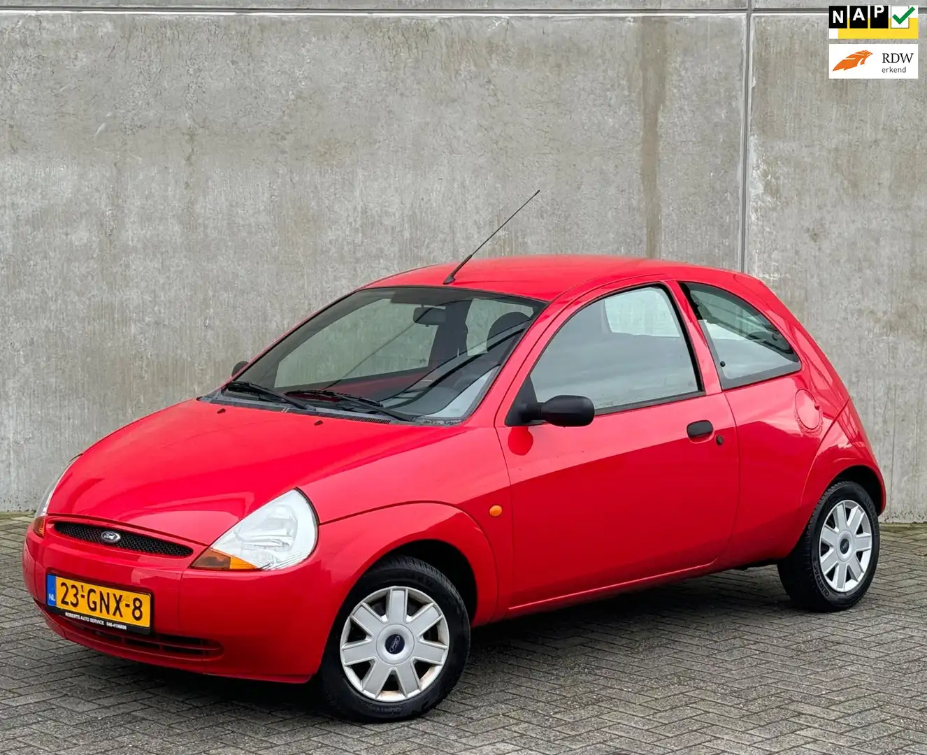 Ford Ka/Ka+ 1.3 Cool & Sound 2008 Rood 1E EIGENAAR|NAP|AIRCO Rood - 1