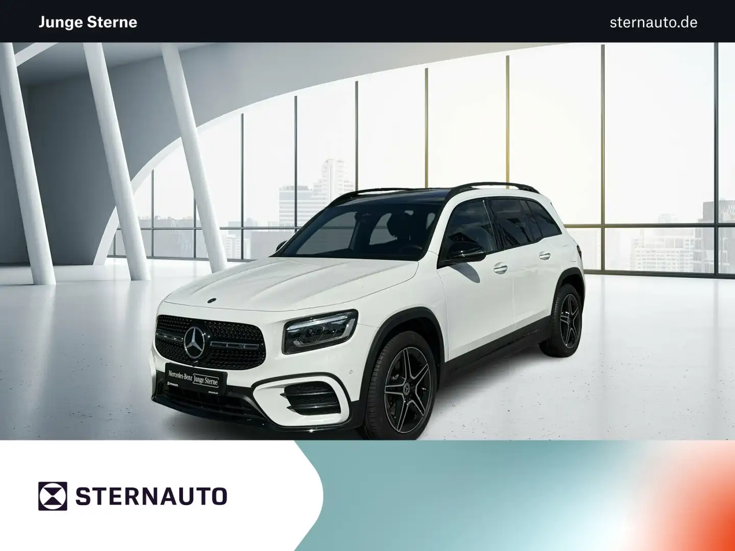 Mercedes-Benz GLB 200 GLB 200 AMG Line Navi Pano.-Dach Keyless-Go Klima Weiß - 1