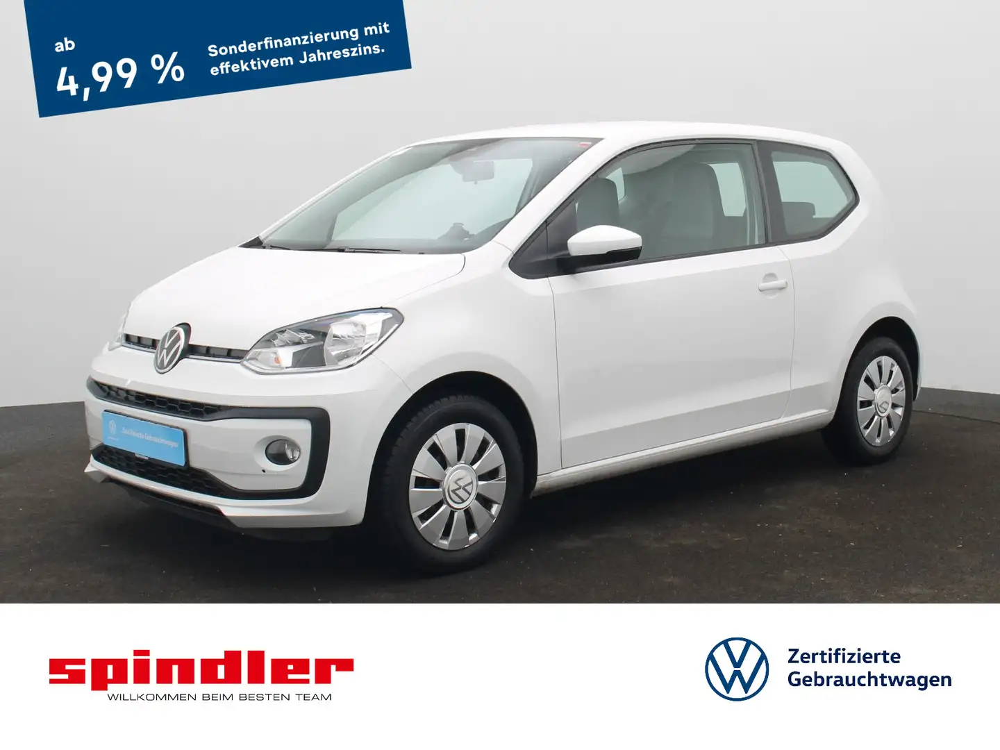 Volkswagen up! move 1.0 TSI / SHZ, WeConnectGo, Klima, DAB+ Weiß - 1