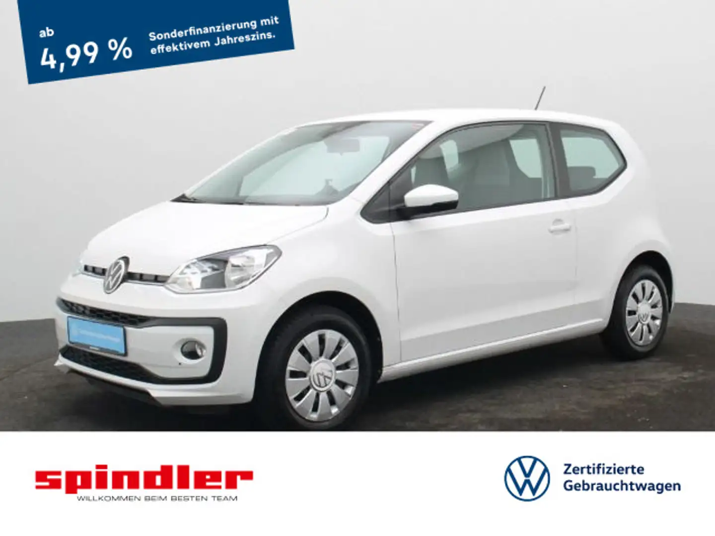 Volkswagen up! move 1.0 TSI / SHZ, WeConnectGo, Klima, DAB+ Weiß - 1