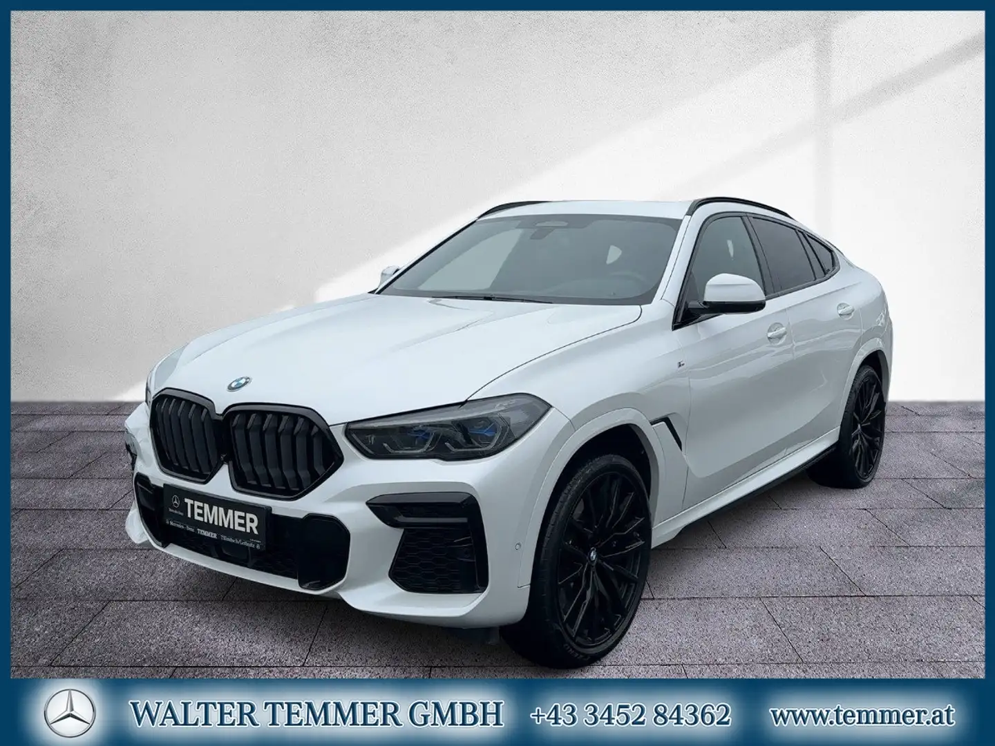 BMW X6 xDrive 40d M-Sportpaket LED ACC Pano Weiß - 1