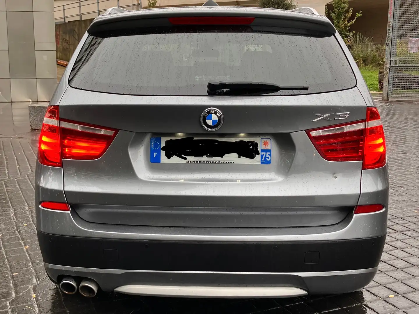 BMW X3 xDrive30d 258ch Luxe Steptronic A Argent - 2