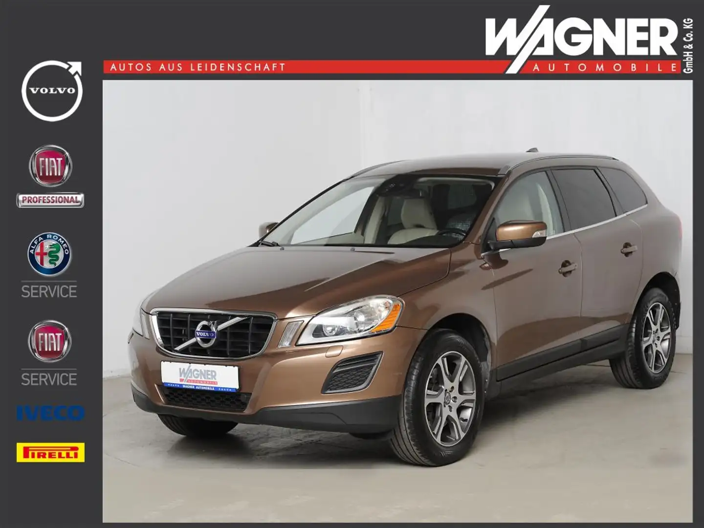 Volvo XC60 T5 Powershift Summum *8-fach * Xenon * Leder* Bronze - 1